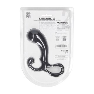 Bulb with Loop Silicone Prostate Massager - L - Black Levelz