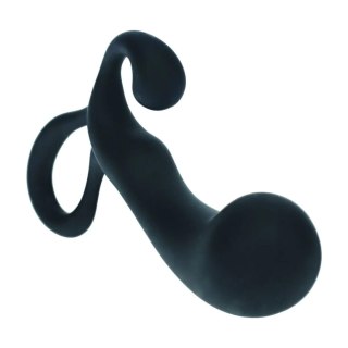 Bulb with Loop Silicone Prostate Massager - S - Black Levelz