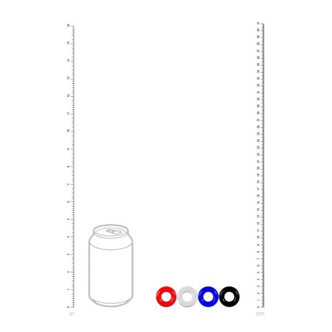 Cockring Set of 4 - Multicolor Levelz