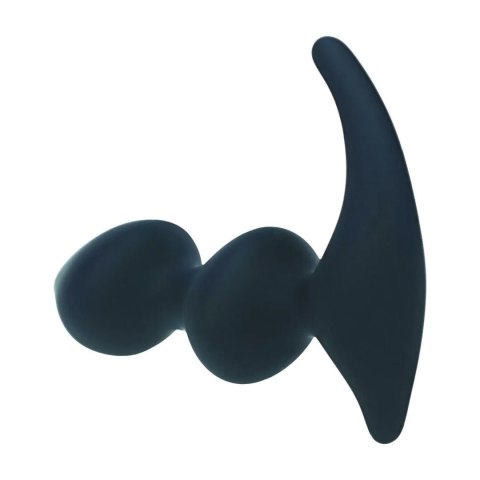 Full Double Ripple Silicone Prostate Massager - Black Levelz