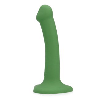 Non-Phallic Vibrating Dildo - Small - Forest Green Loveline