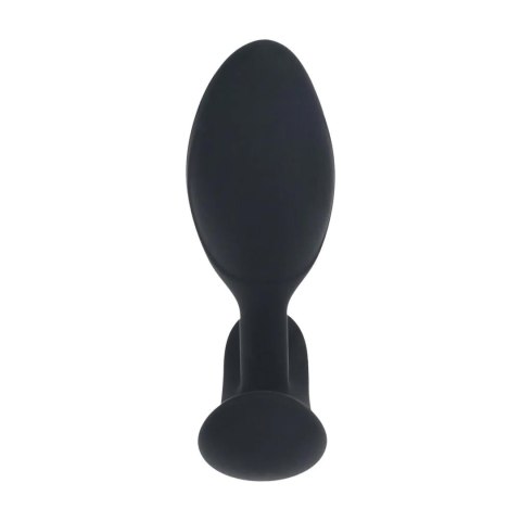 Remote Control Vibrating Liquid Silicone Anal Plug - Black Levelz