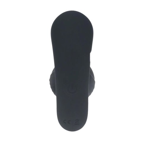 Remote Control Vibrating Liquid Silicone Anal Plug - Black Levelz