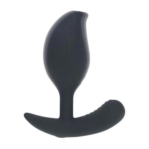 Remote Control Vibrating Liquid Silicone Anal Plug - Black Levelz
