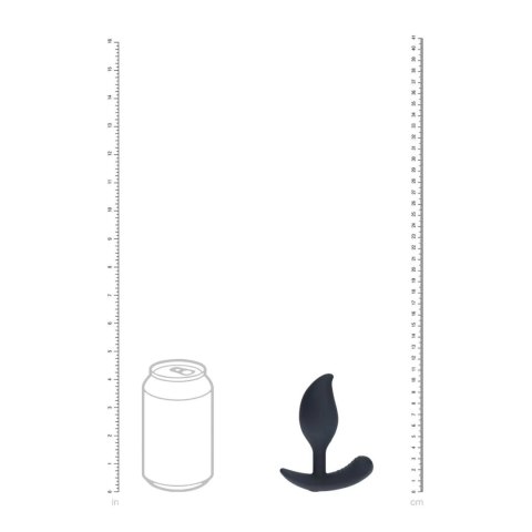 Remote Control Vibrating Liquid Silicone Anal Plug - Black Levelz