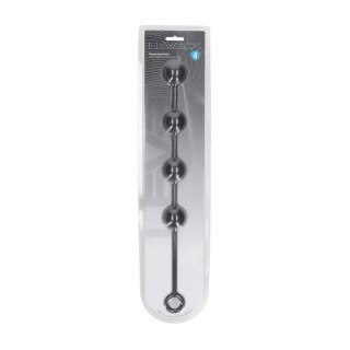 Round Silicone Anal Balls - L - 40mm - Black Levelz