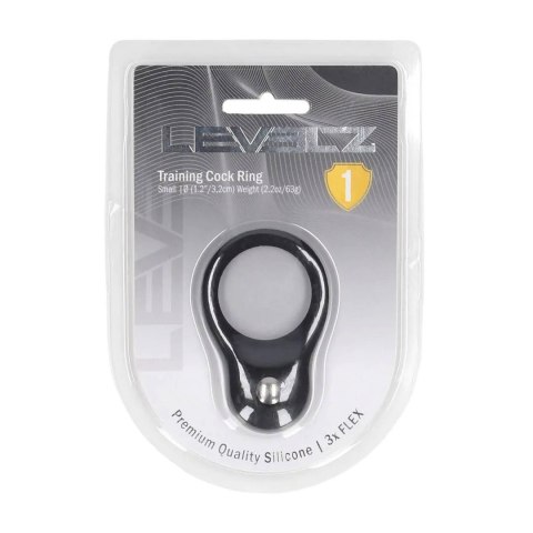 Silicone Training Cockring - S - Black Levelz