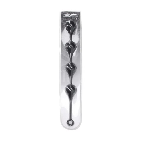Silicone Waterdrop Anal Balls - XXL - 60mm - Black Levelz