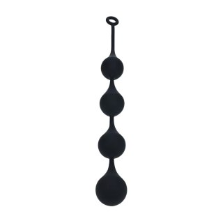 Silicone Waterdrop Anal Balls - XXL - 60mm - Black Levelz