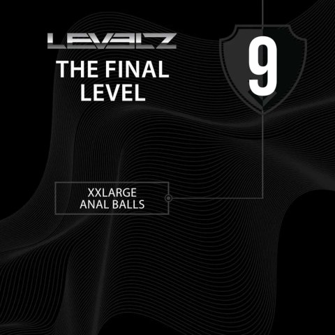 Silicone Waterdrop Anal Balls - XXL - 60mm - Black Levelz