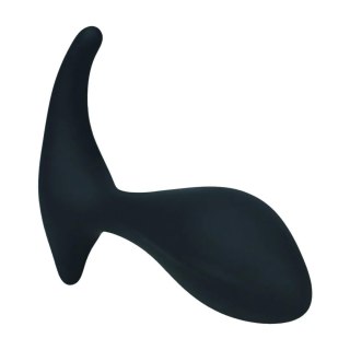 Single Ripple Silicone Prostate Massager - Black Levelz