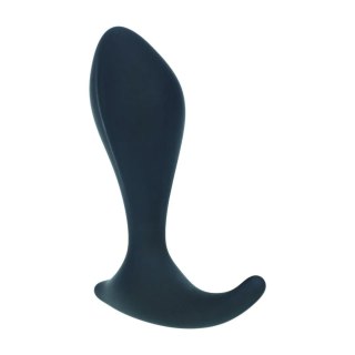 Single Ripple Silicone Prostate Massager - Black Levelz