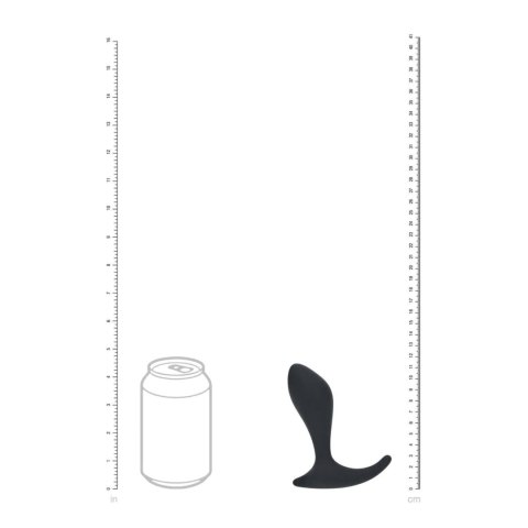Single Ripple Silicone Prostate Massager - Black Levelz