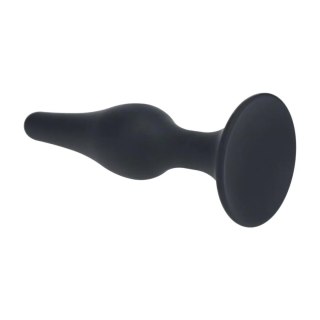 Slim Silicone Anal Plug - XL - Black Levelz