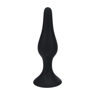 Slim Silicone Anal Plug - XL - Black Levelz