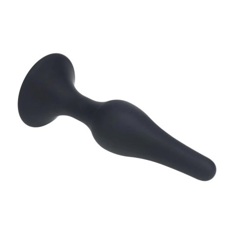 Slim Silicone Anal Plug - XL - Black Levelz