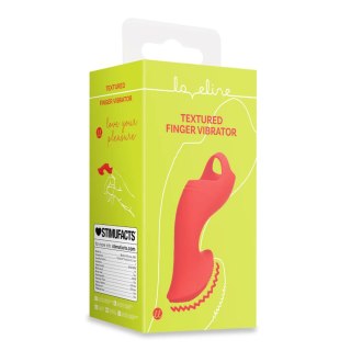 Textured Finger Vibrator - Sunrise Red Loveline