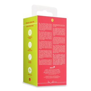 Textured Finger Vibrator - Sunrise Red Loveline