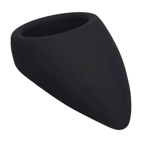Teardrop Silicone Cockring - Black Levelz