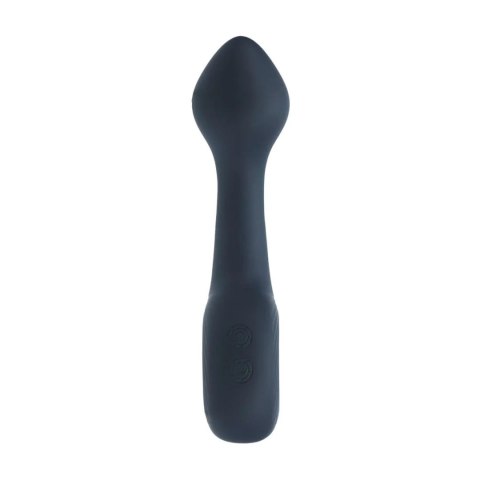Vibrating Bulb Silicone Prostate Massager with Loop - Black Levelz
