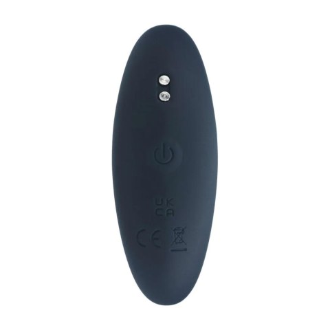 Vibrating Silicone Prostate Stimulator Anal Plug - S - Black Levelz