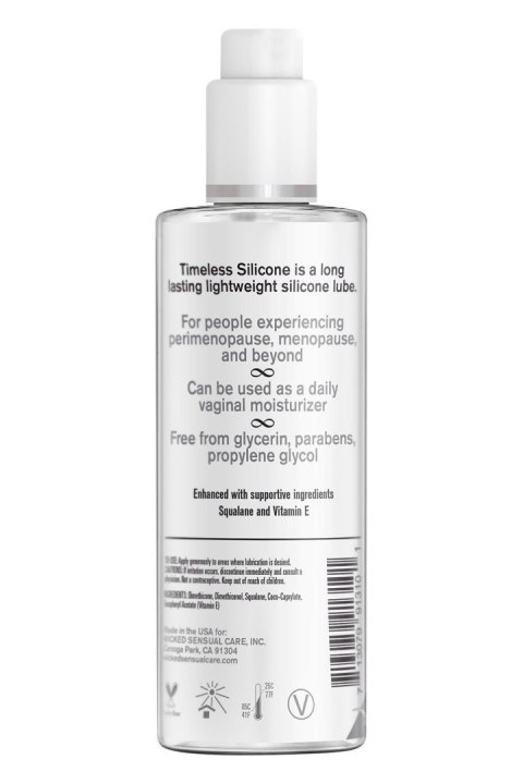 WICKED SIMPLY TIMELESS SILICONE LUBRICANT 120ML Wicked Sensual Care
