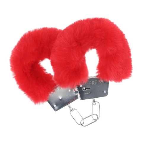 Classic Fluffy Handcuffs - Red Ouch!