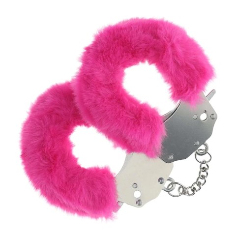 Heavy-duty Fluffy Handcuffs - Pink Ouch!