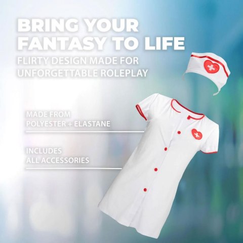 Nurse Costume - S/M - White S-Line