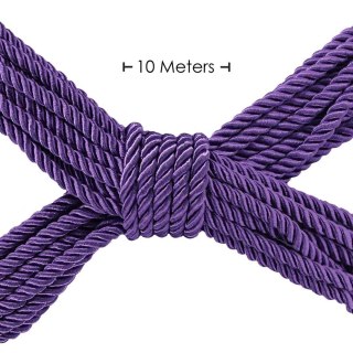 Polyester Bondage Rope - 32.8 ft / 10 m - Purple Ouch!