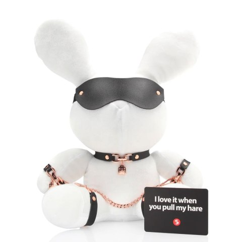 Rabbit Bondage - Velvet - Large - White S-Line