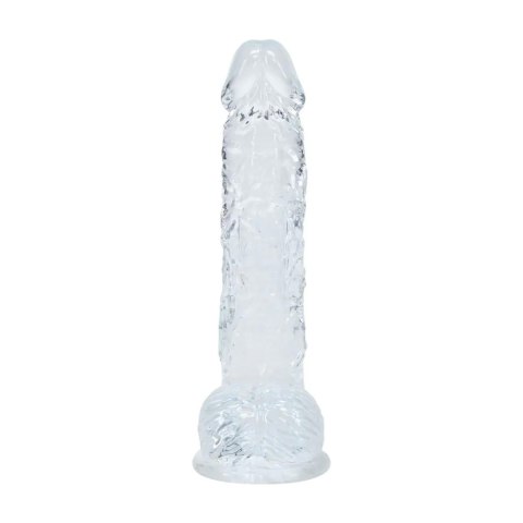 Realistic Dildo with Balls - 5" / 12,7 cm - Transparent RealRock