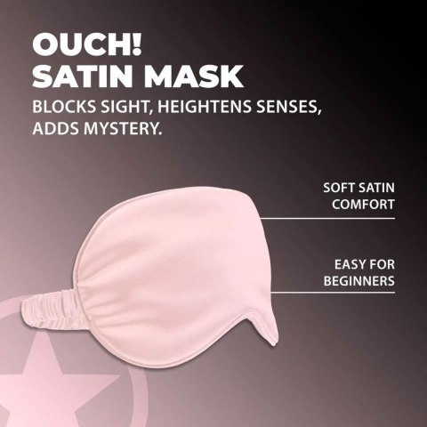 Satin Mask - Powder Pink Ouch!
