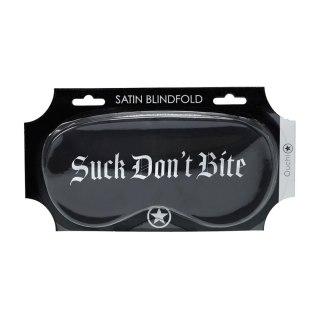 Suck Don't Bite - Printed Satin Ouch!