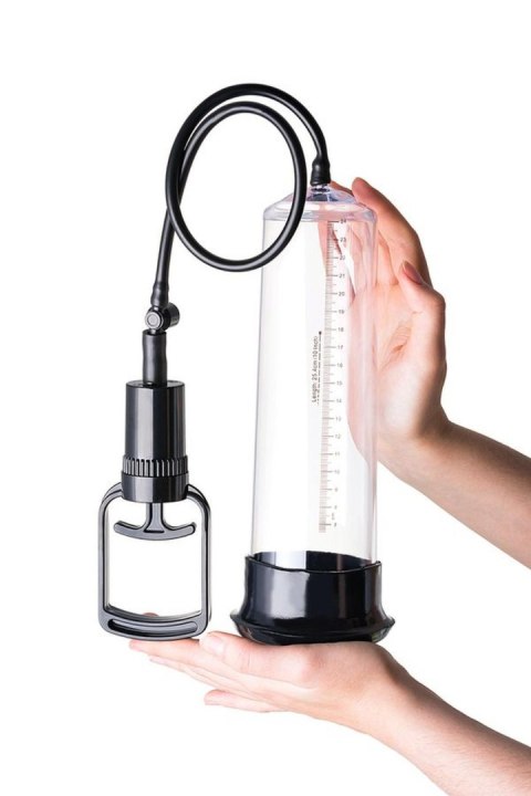 A-TOYS, Penis Pump, PVC, Transparent, 27.5 cm, 3 cock rings included A-Toys