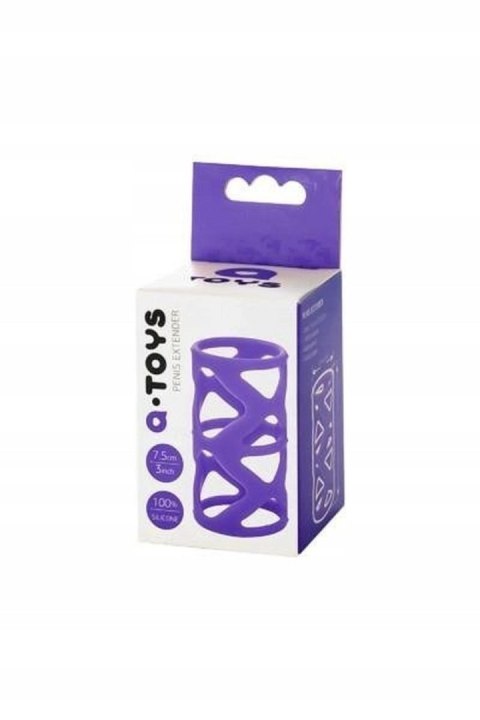 A-TOYS, Penis Sleeve, Silicone, Purple, 7.5 cm A-Toys