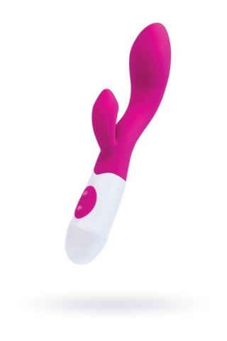 A-TOYS, Vibrator Fela with Clitoral Stimulator, Silicone, Pink, 20.5 cm, 10 speeds, 2xAAA A-Toys
