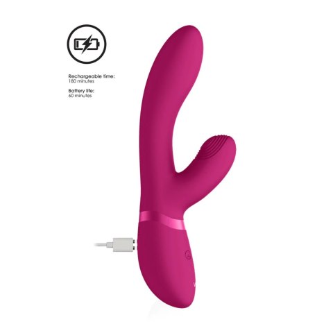 Kyra - Pulse Clitoral Rabbit - Pink Vive