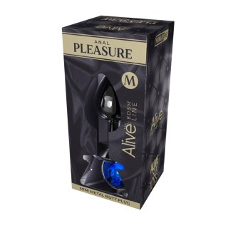 Mini Metal Butt Plug M blue Alive