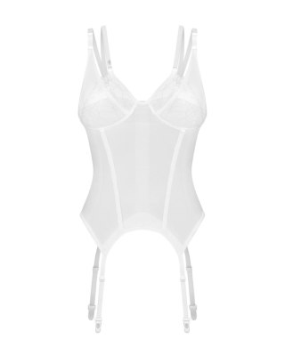 Arrowel White gorset biały L/XL Obsessive