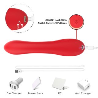 Crazy Horse Red Three-point vibration B - Series Joy