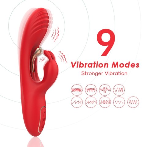 Crazy Horse Red Three-point vibration B - Series Joy