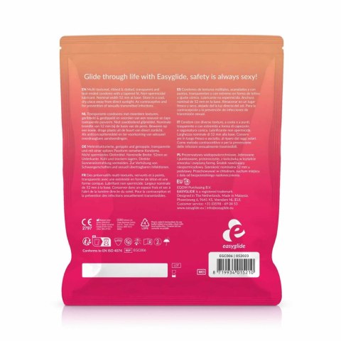 EasyGlide - Ribs and Dots Condoms 40 pcs EasyGlide