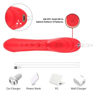 Trident Red Four-point vibration B - Series Joy