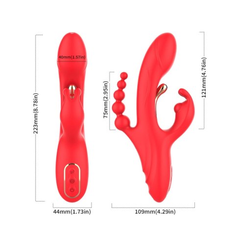 Trident Red Four-point vibration B - Series Joy