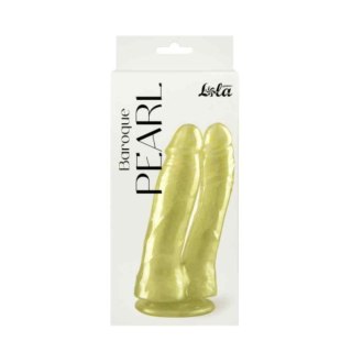 Double pearlescent dildo Baroque Pearl Pearl