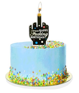 Happy F'ing Birthday Candle LITTLE GENIE PRODUCTIONS
