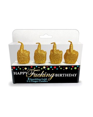 Happy F'ing Birthday Candle Set LITTLE GENIE PRODUCTIONS
