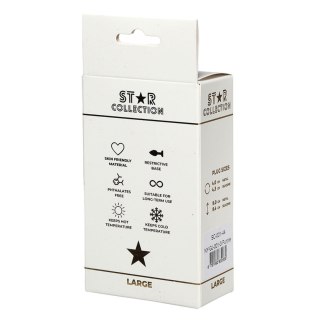 Star Collection - Purple Silicone Anal Plug L - Purple Stone Star Collection