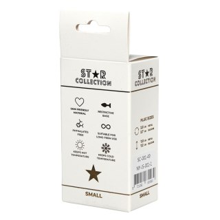 Star Collection - Silver Metal Anal Plug S - Purple Stone Star Collection